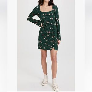 Free People Celia floral print mini dress